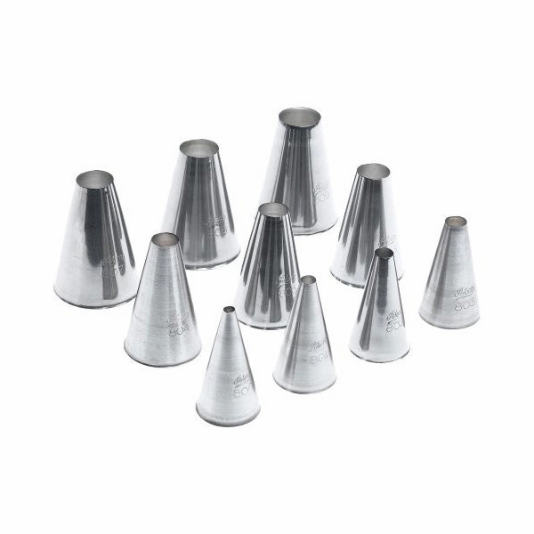 Ateco 810 Plain Tips Pastry Set #810, Set of 10 baking tools,cake baking,kitchen gadgets