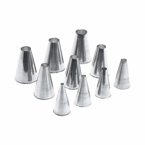Ateco 810 Plain Tips Pastry Set #810, Set of 10 baking tools,cake baking,kitchen gadgets