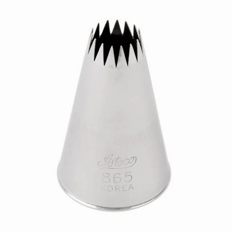 Ateco 865 French Star Pastry Tip #5 baking tools,cake baking,kitchen gadgets