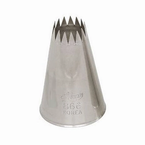 Ateco 866 French Star Pastry Tip #6 baking tools,cake baking,kitchen gadgets
