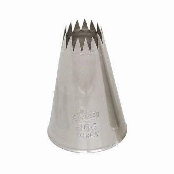 Ateco 866 French Star Pastry Tip #6 baking tools,cake baking,kitchen gadgets