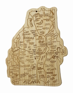 Atlanta City Board cutting board,chopping board,kitchen tools