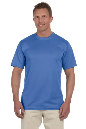 Augusta Sportswear Mens Moisture Wicking Short Sleeve Crewneck T-Shirt - Columbia Blue