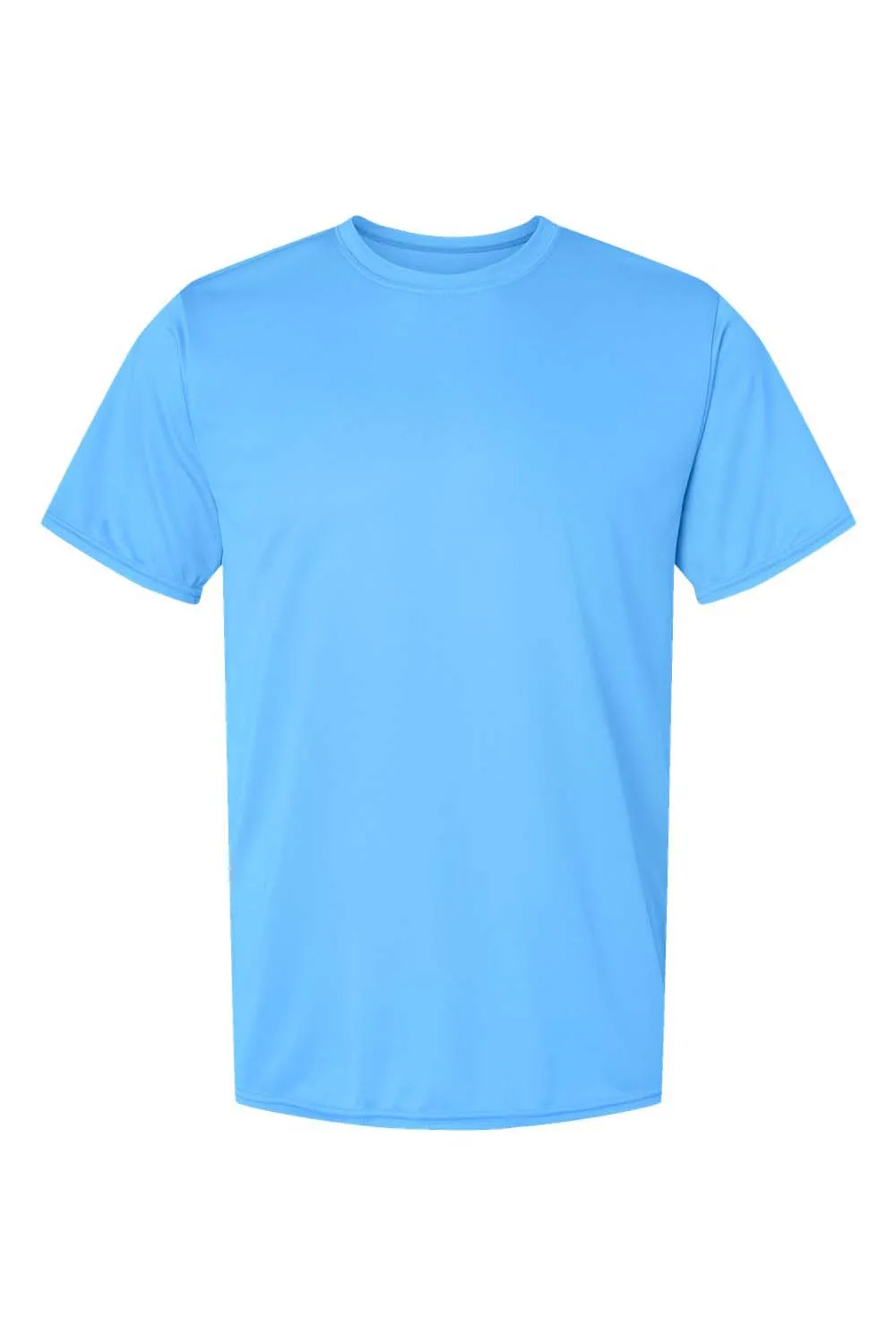Augusta Sportswear Mens Moisture Wicking Short Sleeve Crewneck T-Shirt - Columbia Blue
