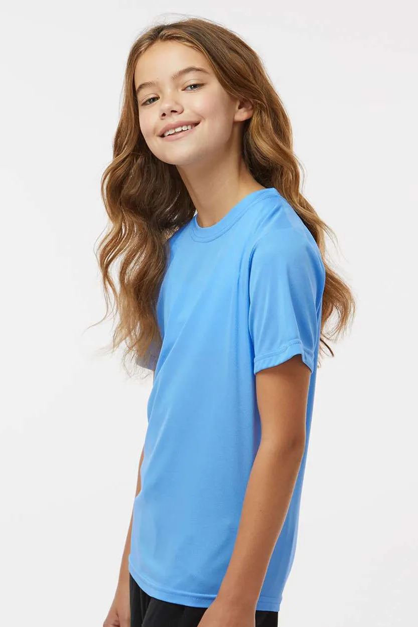 Augusta Sportswear Youth Nexgen Moisture Wicking Short Sleeve Crewneck T-Shirt - Columbia Blue