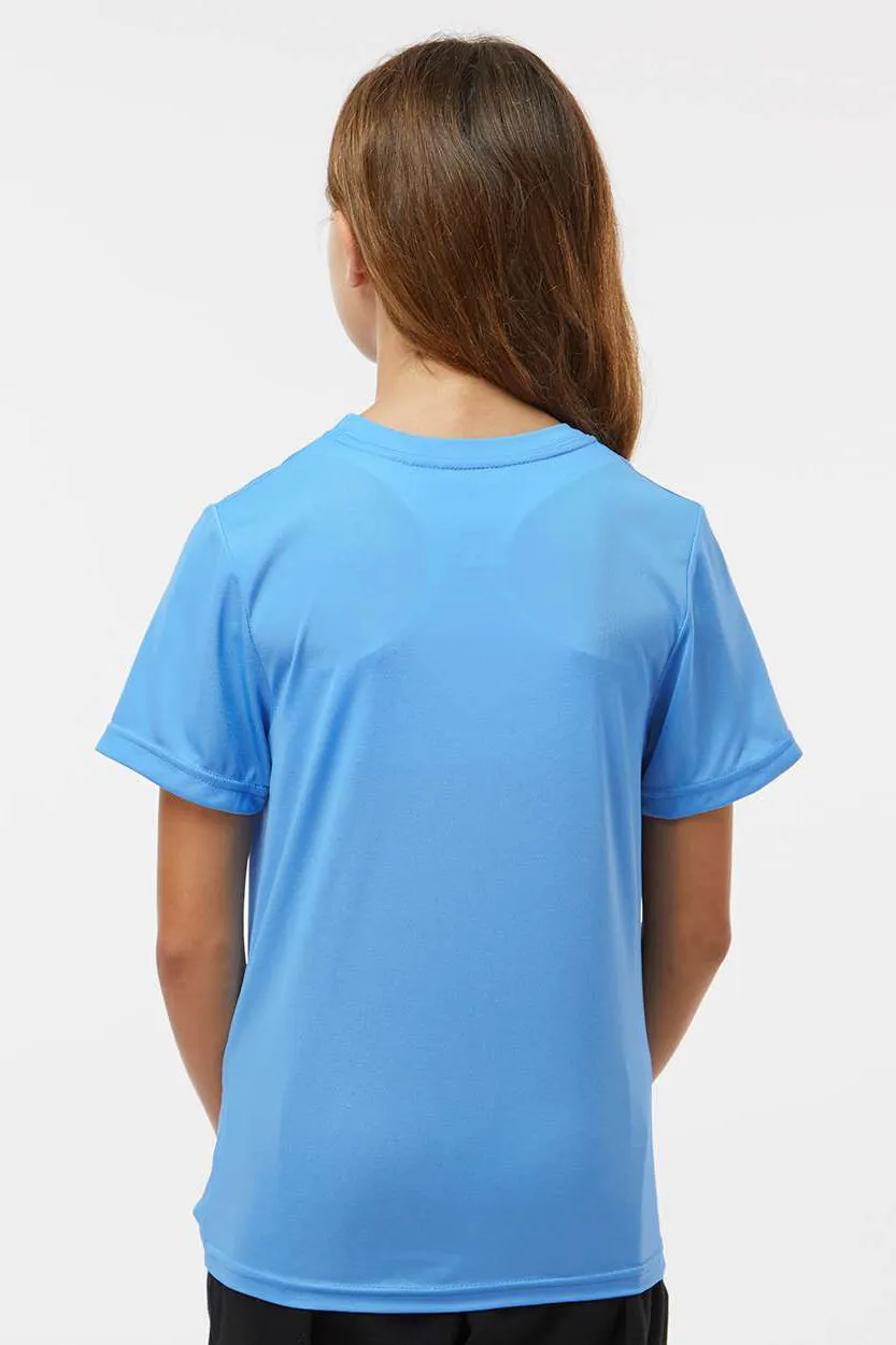 Augusta Sportswear Youth Nexgen Moisture Wicking Short Sleeve Crewneck T-Shirt - Columbia Blue