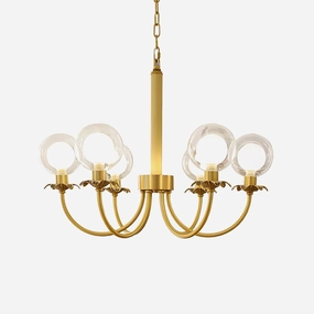Aureate Radiance Glass Chandelier chandelier,ceiling light,decorative lighting