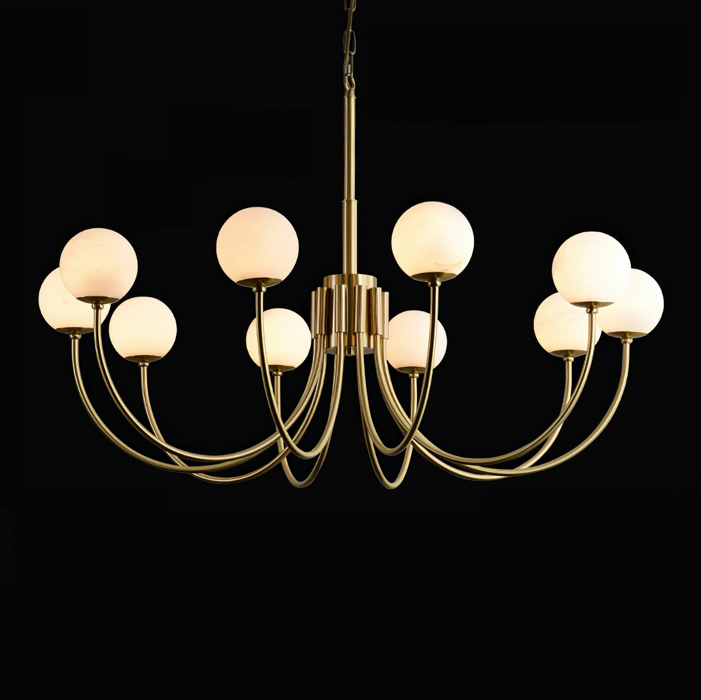 Aurelian Alabaster Globe Chandelier