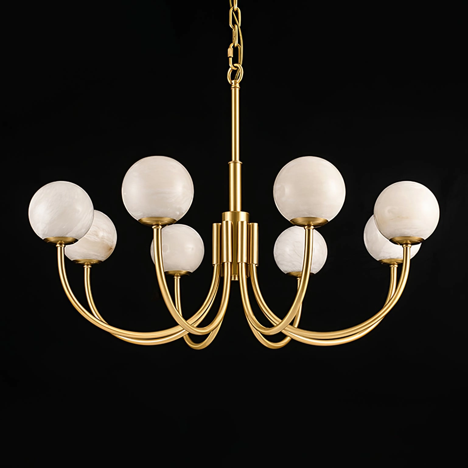 Aurelian Alabaster Globe Chandelier