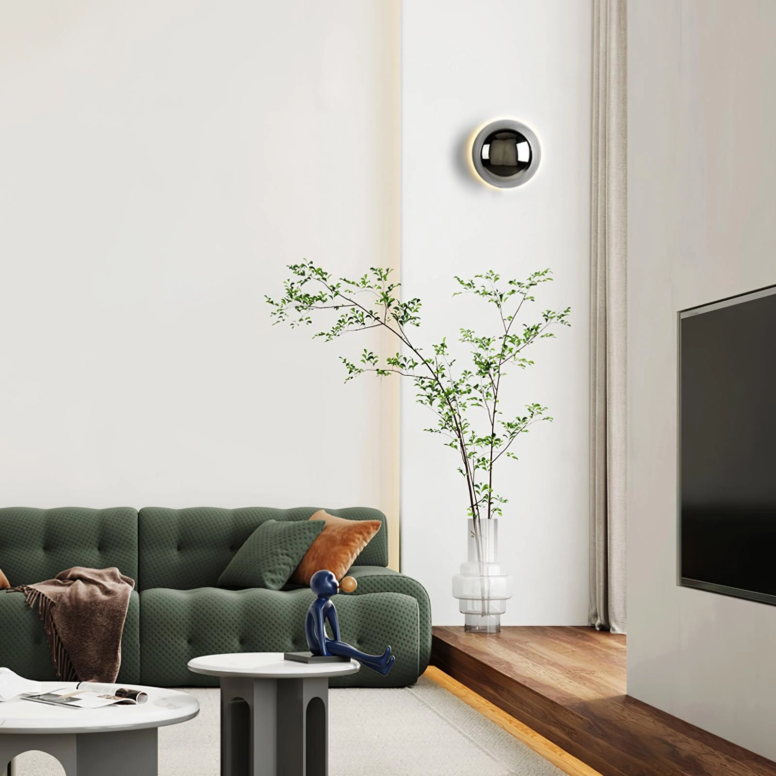 Aurum Sphere Wall Sconce