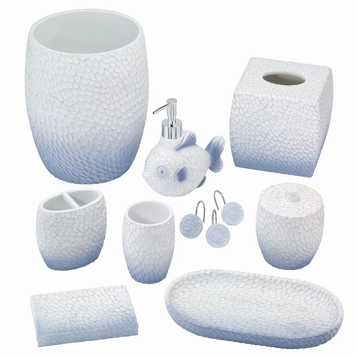 Avanti Blue Fin Bay Toothbrush Holder