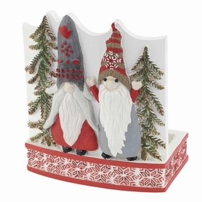 Avanti Linens Christmas Gnomes Toothbrush Holder - Multicolor - Toothbrush Holder toothbrush holder,bathroom cup,bathroom organizer