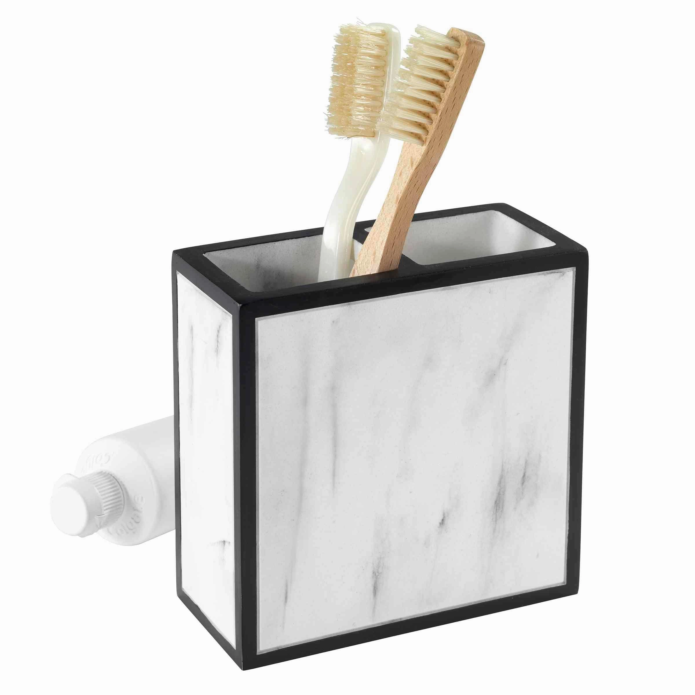 Avanti Linens Jasper Toothbrush Holder - White - Toothbrush Holder