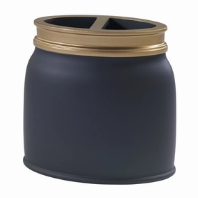 Avanti Memphis Toothbrush Holder - Black toothbrush holder,bathroom cup,bathroom organizer