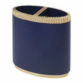 Avanti Riviera Toothbrush Holder - Navy toothbrush holder,bathroom cup,bathroom organizer