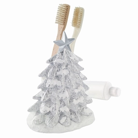 Avanti Sparkle Toothbrush Holder - White toothbrush holder,bathroom cup,bathroom organizer