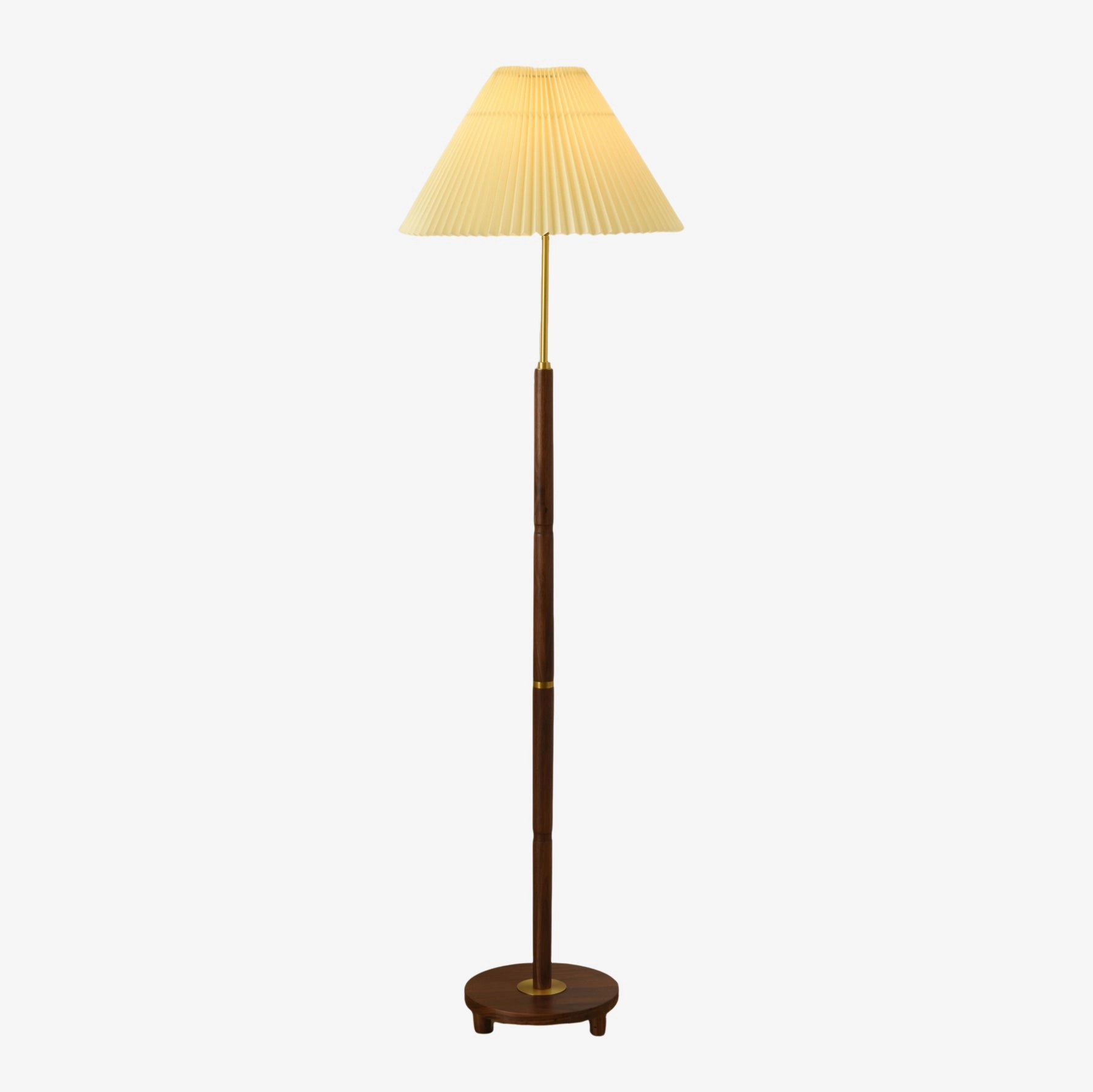 Axya Vintage Pleated Floor Lamp