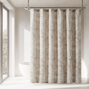 Bali Tropical Leaves Shower Curtain shower curtain,bath curtain,bathroom decor