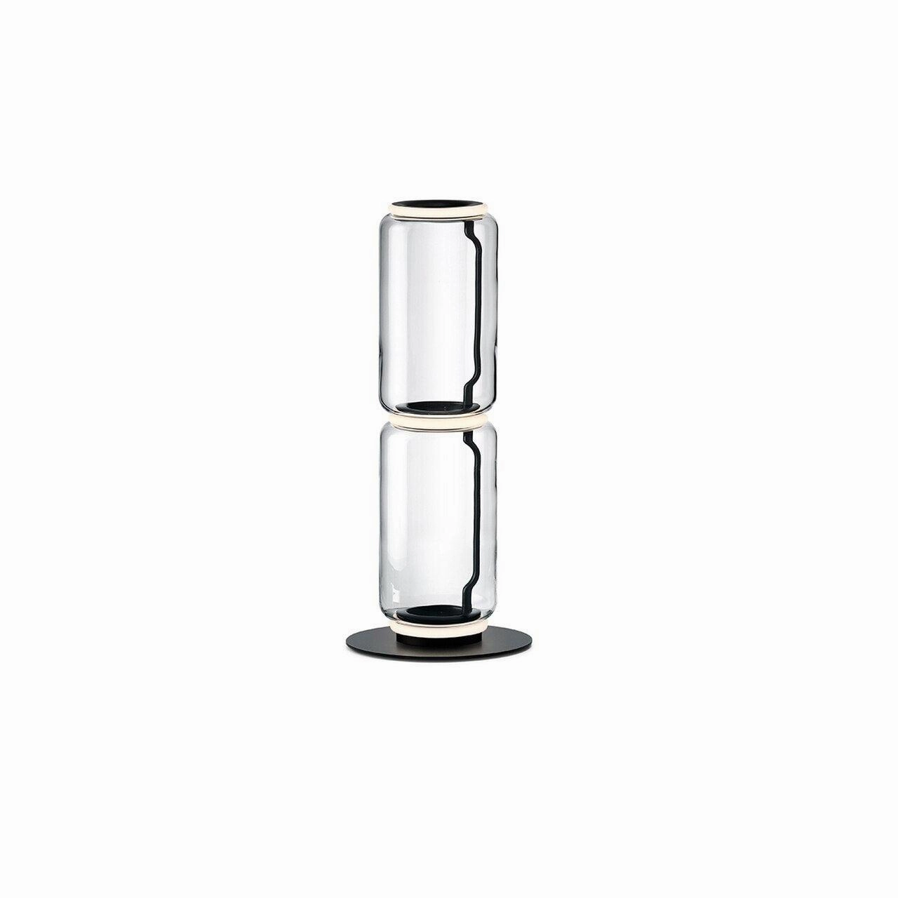 Bamboo Glass Floor Lamp