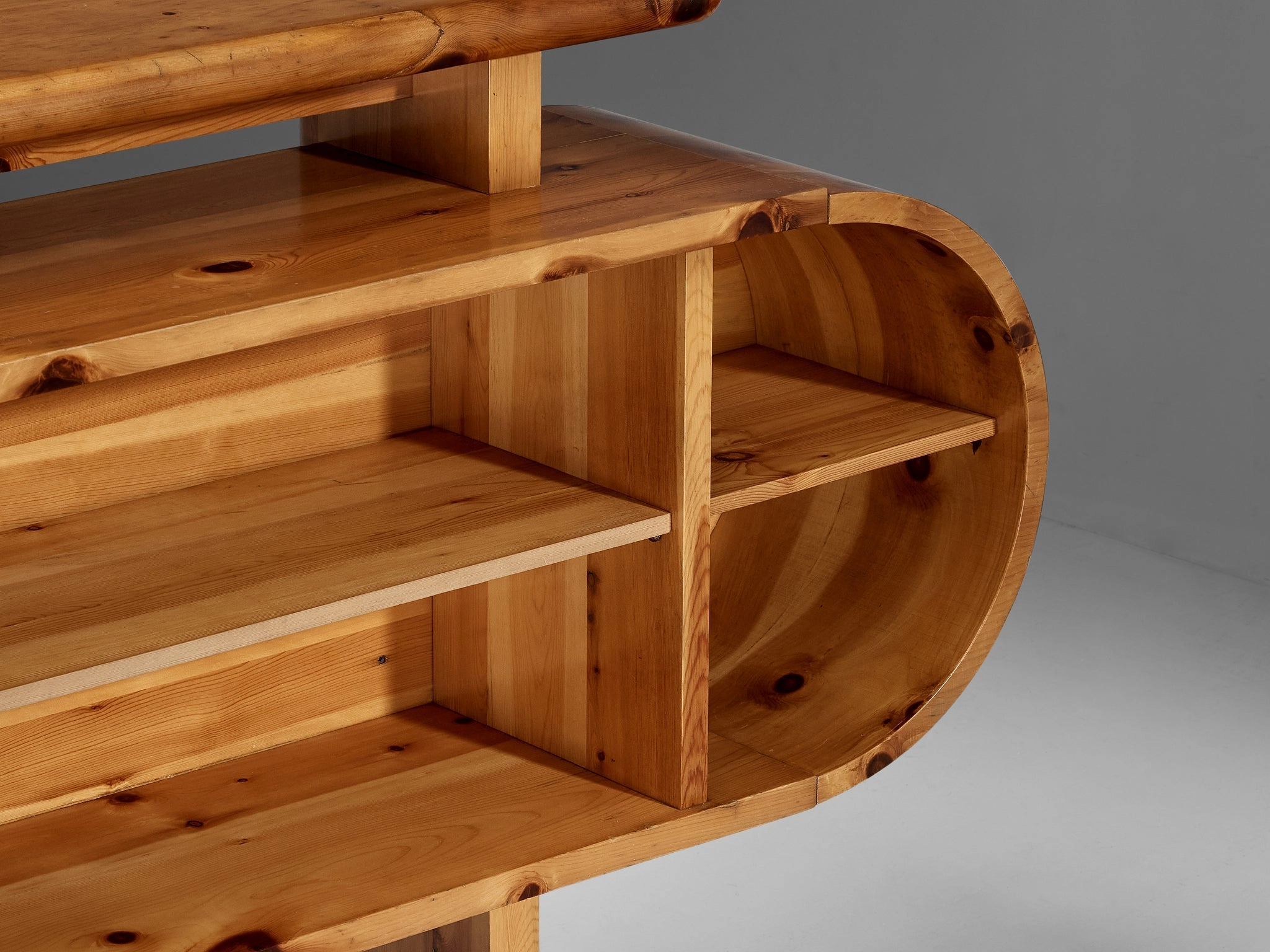 Bar and Wall Unit in Solid Pine