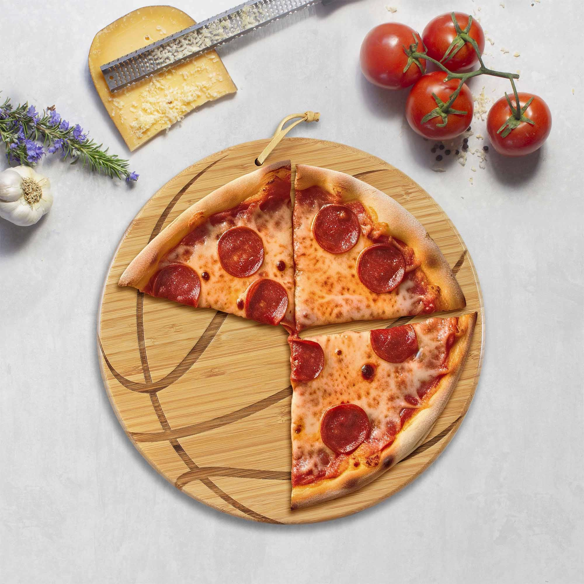 Basketball Shaped Cutting Board, 12" x 12"