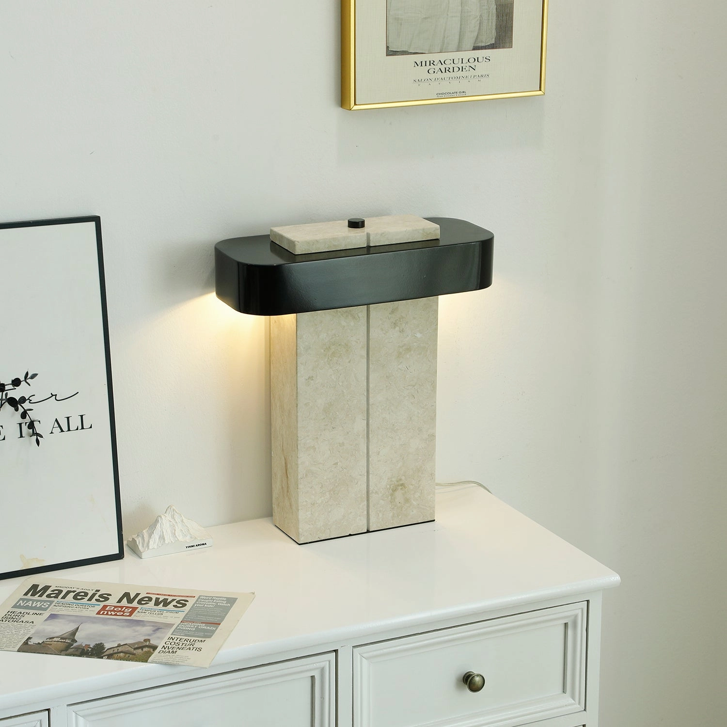 Bastion Marble Table Lamp