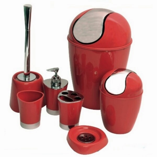 Bathroom Toothbrush and Toothpaste Holder -Chrome Parts- Solid Colors