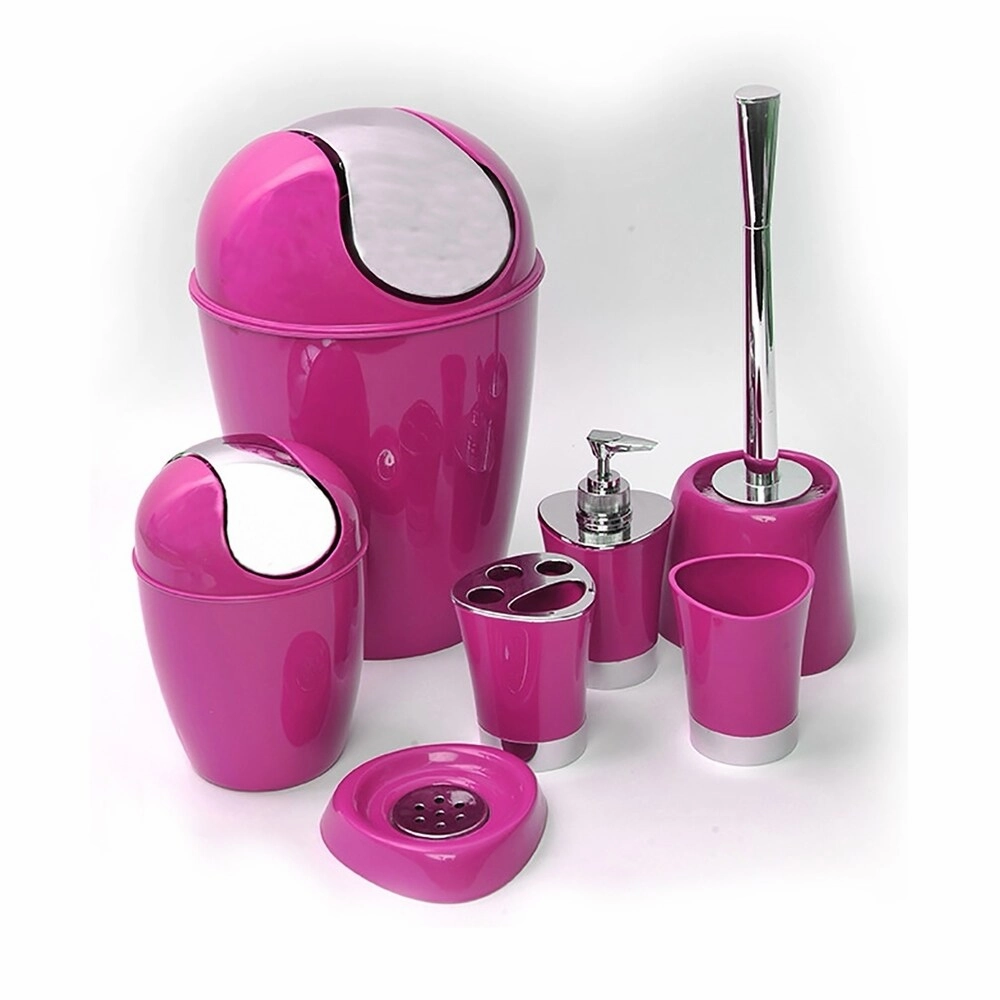 Bathroom Toothbrush and Toothpaste Holder -Chrome Parts- Solid Colors