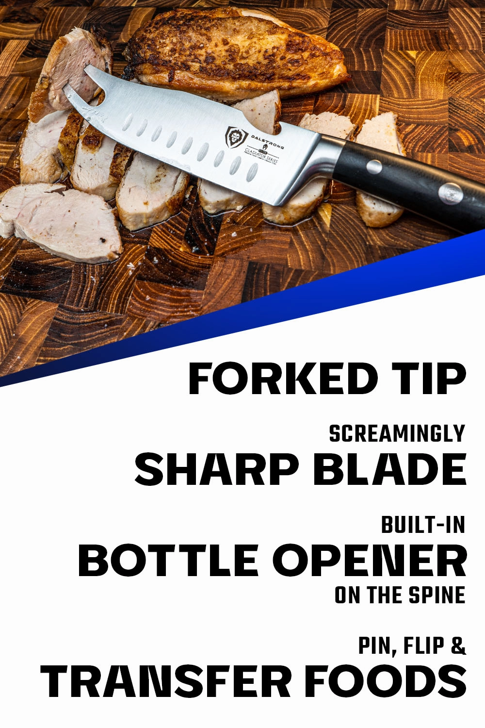 BBQ Pitmaster & Meat Knife 6.5" | Gladiator Series | NSF Certified | Dalstrong 