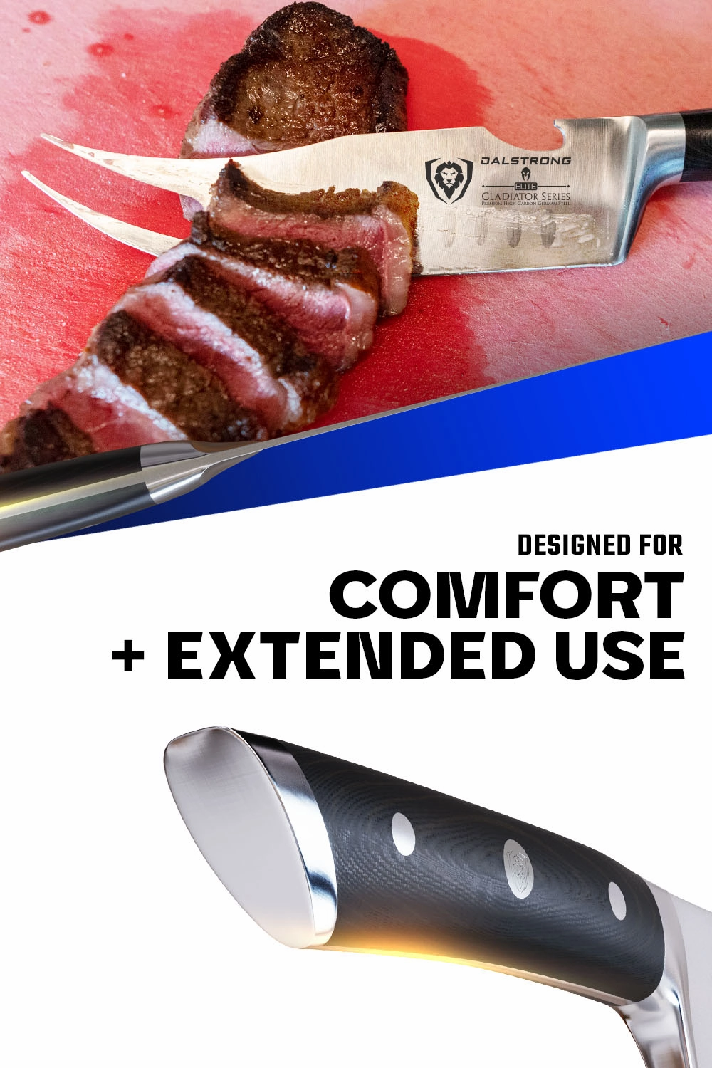 BBQ Pitmaster & Meat Knife 6.5" | Gladiator Series | NSF Certified | Dalstrong 