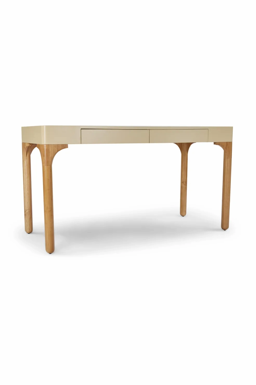 Beige 2-Drawer Desk | NV Gallery Teyho