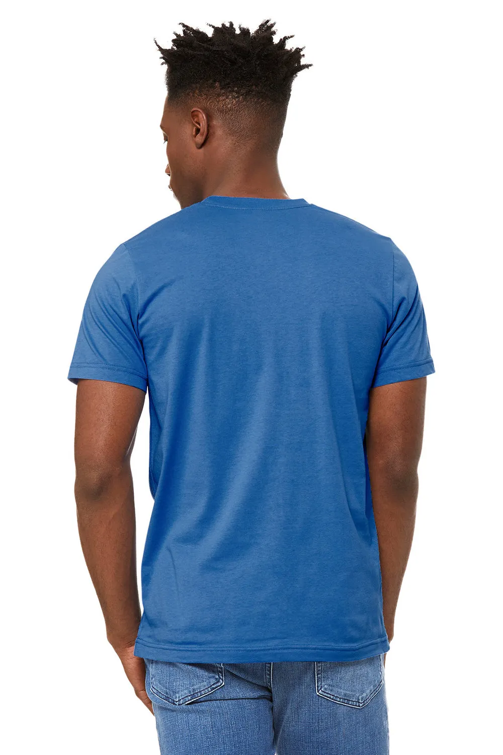 Bella   Canvas Mens Jersey Short Sleeve Crewneck T-Shirt - Columbia Blue