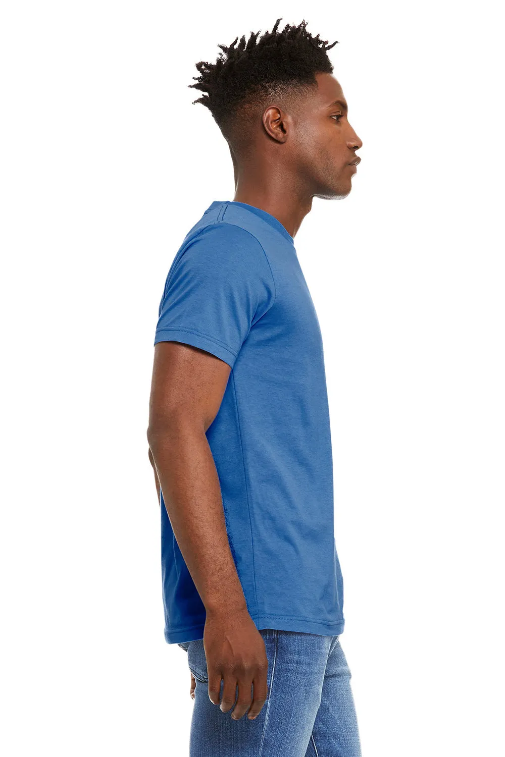 Bella   Canvas Mens Jersey Short Sleeve Crewneck T-Shirt - Columbia Blue