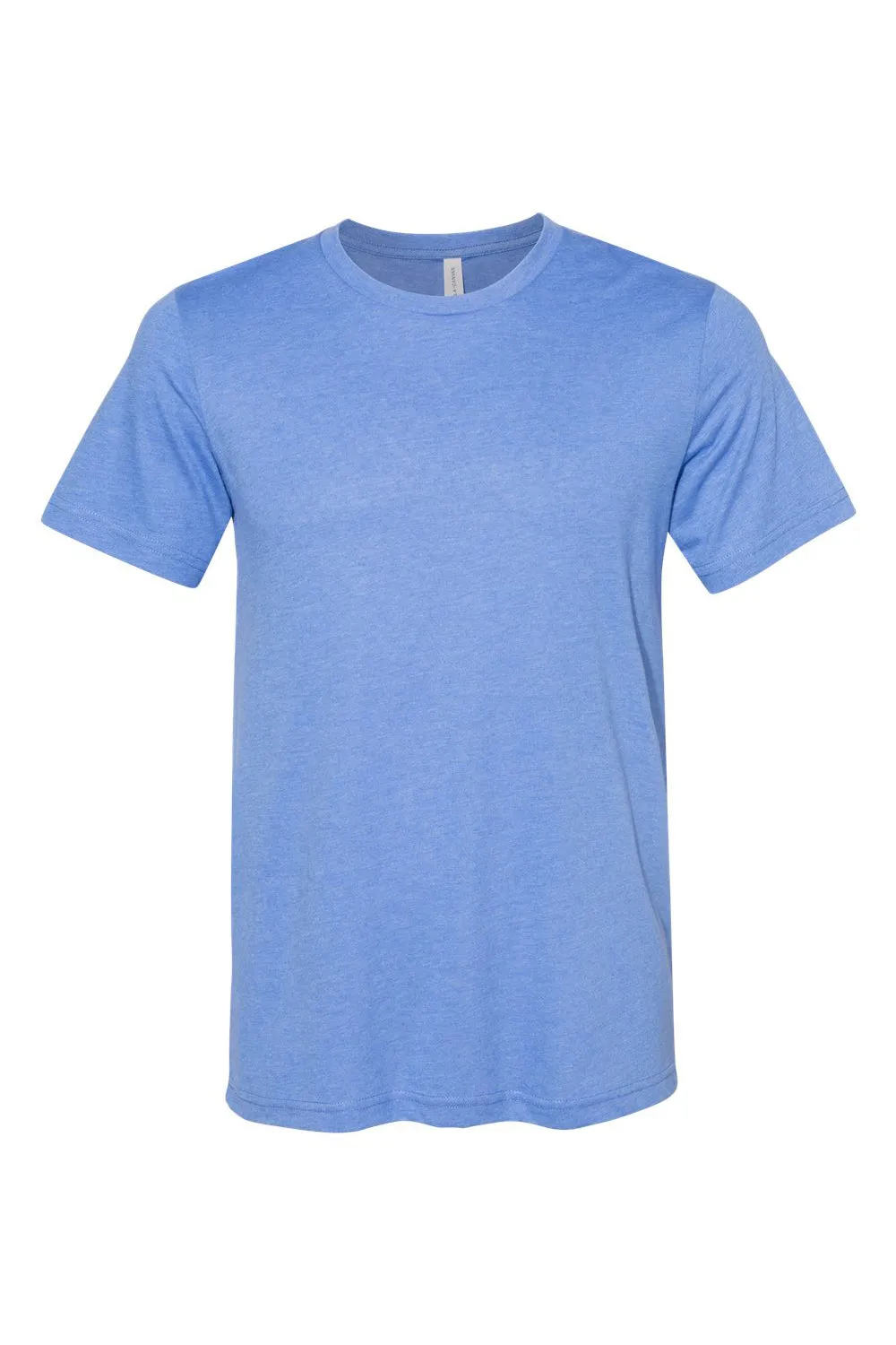 Bella   Canvas Mens Jersey Short Sleeve Crewneck T-Shirt - Heather Columbia Blue