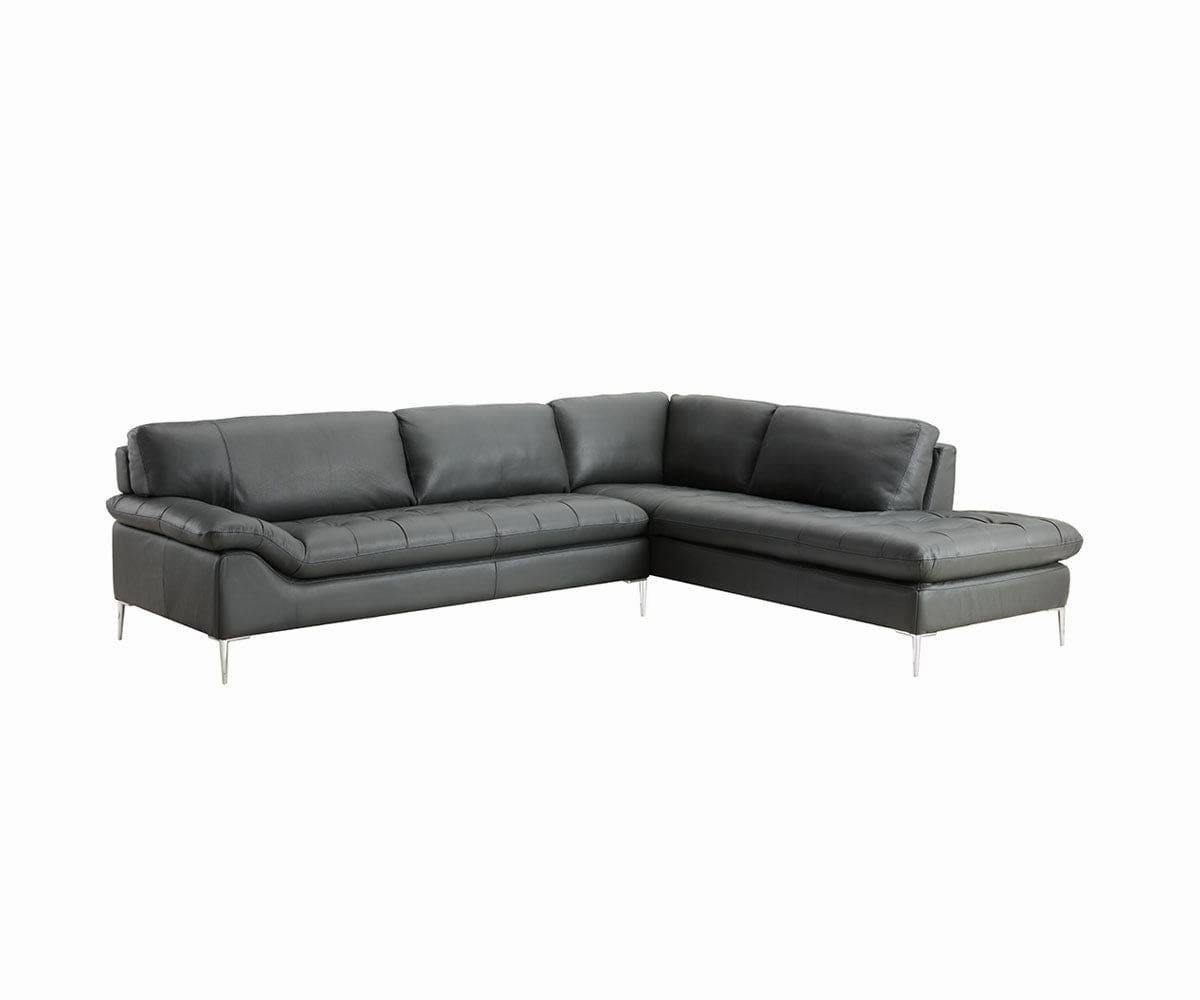 Bellini Leather Right Sectional sofa,couch,living room furniture
