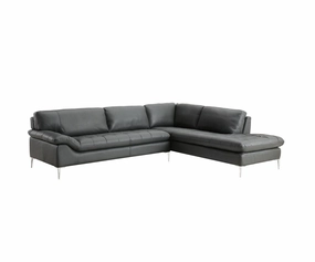 Bellini Leather Right Sectional sofa,couch,living room furniture