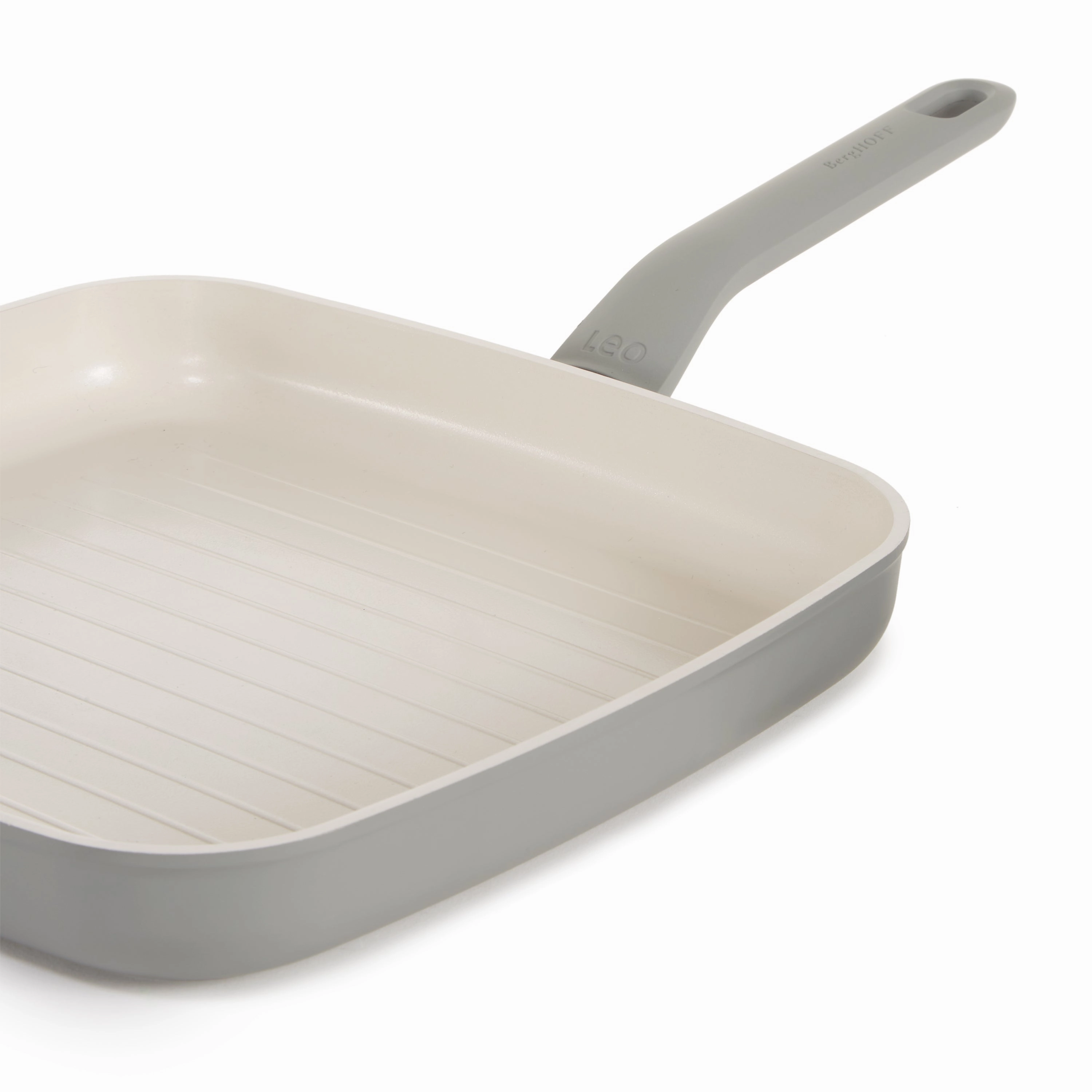 BergHOFF Balance 2Pc Nonstick Ceramic Specialty Cookware Set, Recycled Aluminum, CeraGreen, Moonmist