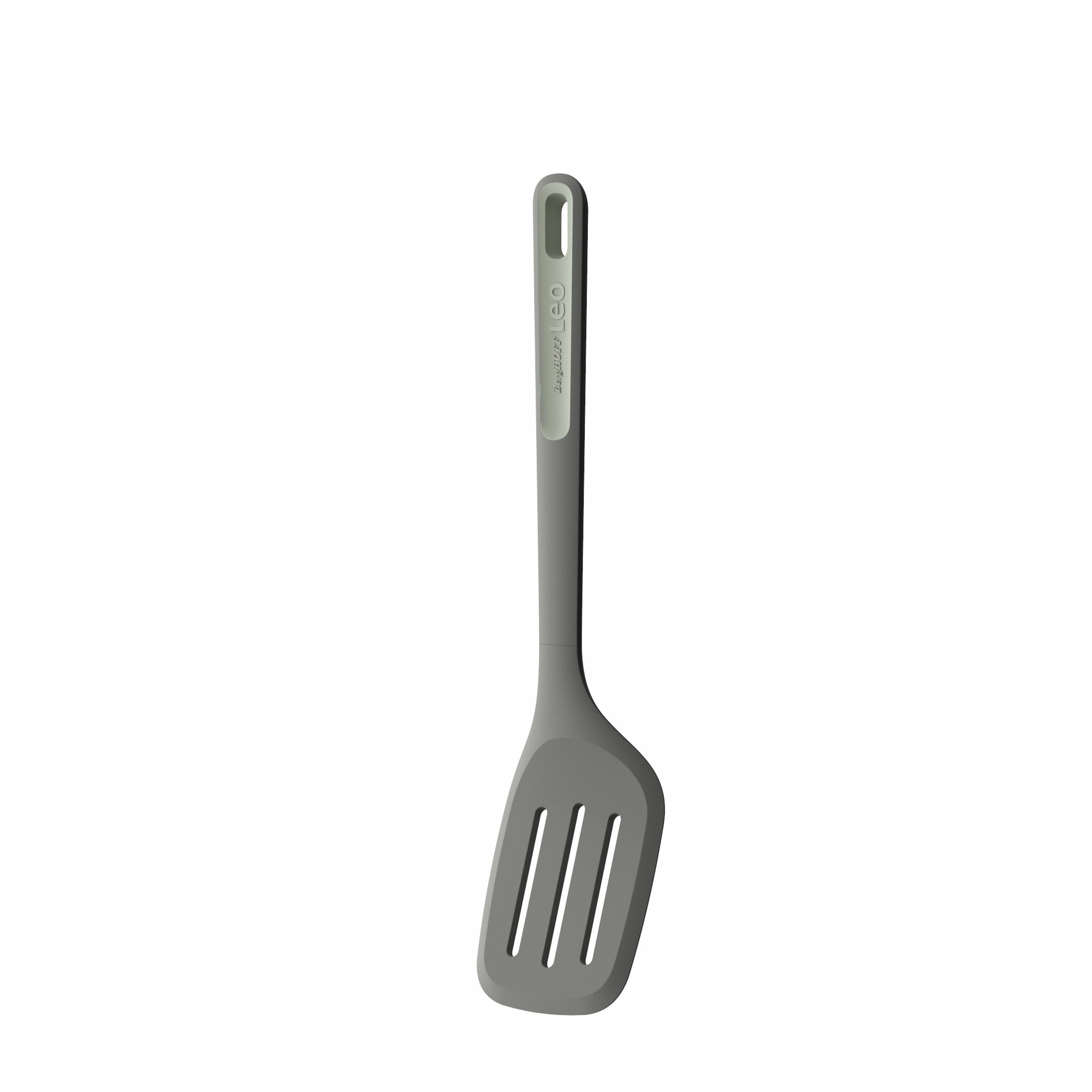 BergHOFF Balance Nonstick Ceramic 2Pc Frying Pan 9.5" and Nylon Turner 13.75", Recycled Aluminum, Moonmist