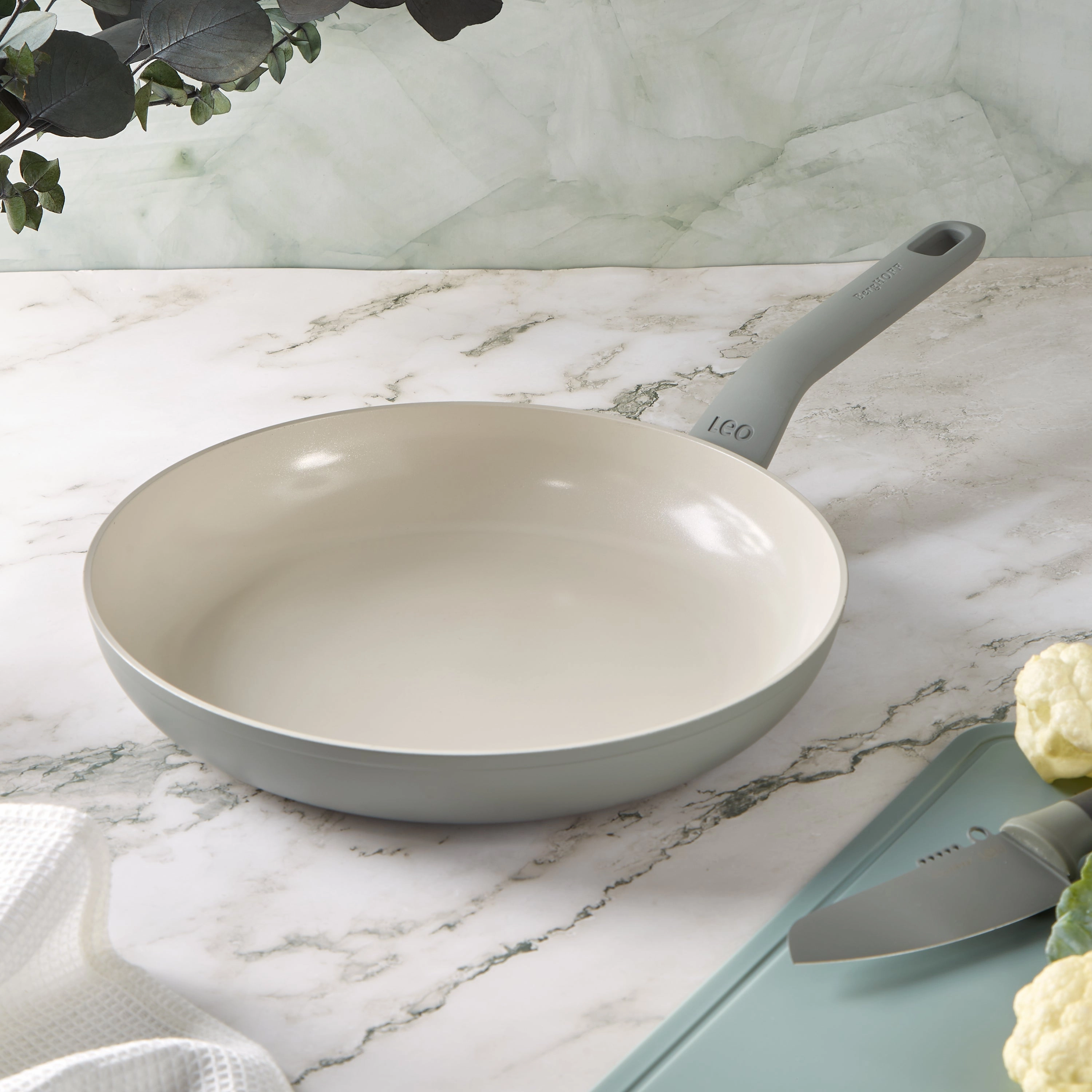 BergHOFF Balance Nonstick Ceramic Frying Pan 11", Recycled Aluminum, Moonmist
