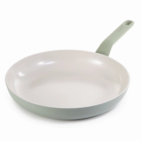 BergHOFF Balance Nonstick Ceramic Frying Pan 11", Recycled Aluminum, Sage cookware set,cooking pots,kitchen cookware