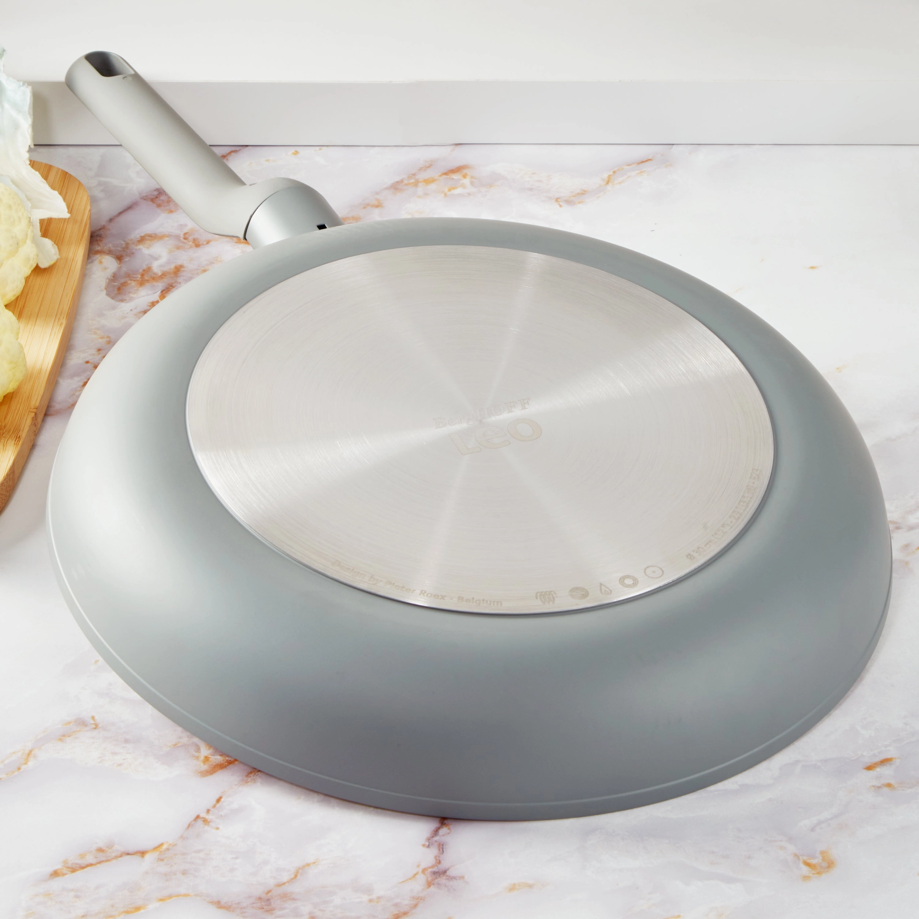 BergHOFF Balance Nonstick Ceramic Frying Pan 12.5", Recycled Aluminum, Moonmist