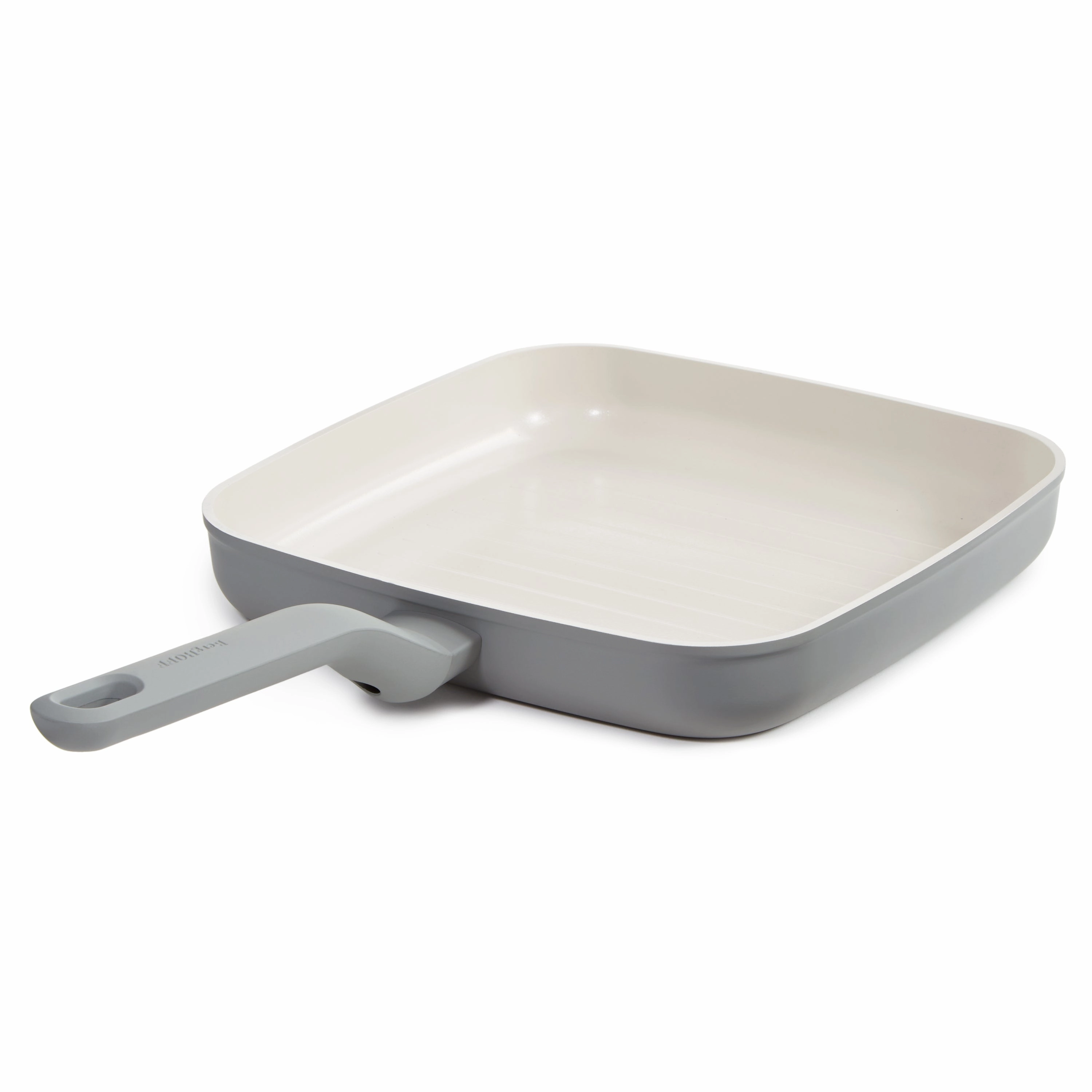 BergHOFF Balance Nonstick Ceramic Grill Pan 10", Recycled Aluminum, Moonmist
