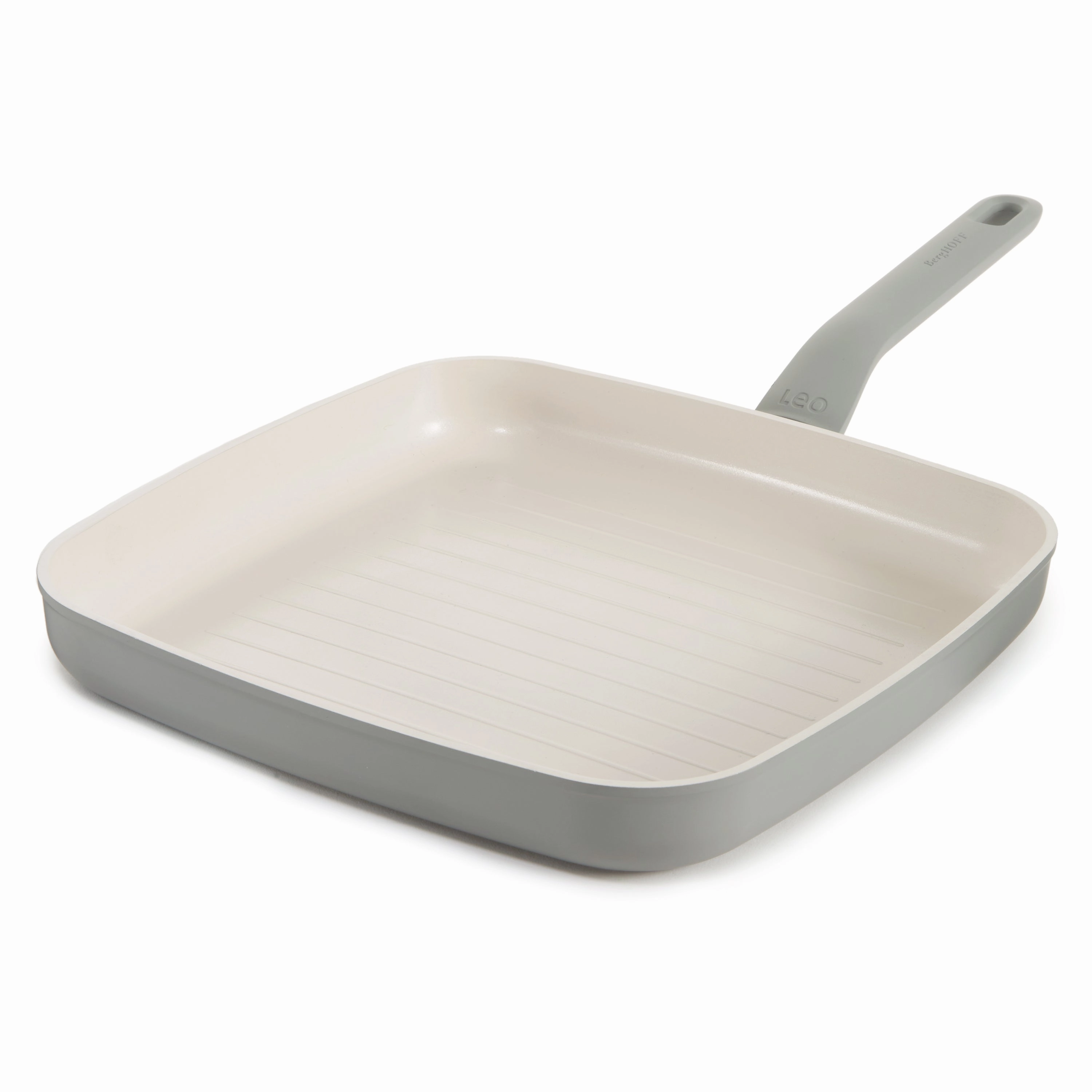 BergHOFF Balance Nonstick Ceramic Grill Pan 11", Recycled Aluminum, Moonmist cookware set,cooking pots,kitchen cookware