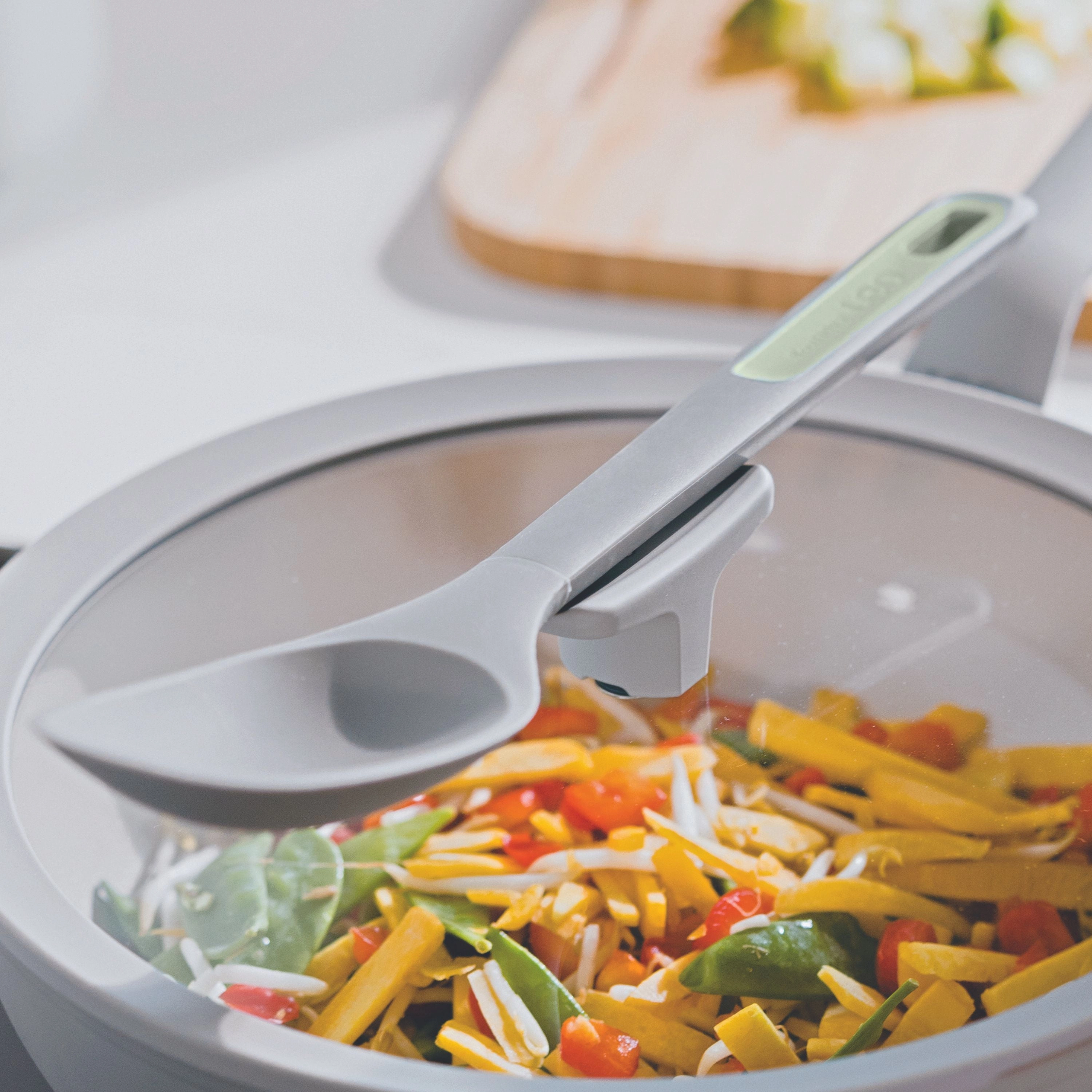 BergHOFF Balance Nonstick Ceramic Saut Pan 10.25", 3.1qt. With Glass Lid, Recycled Aluminum, Sage