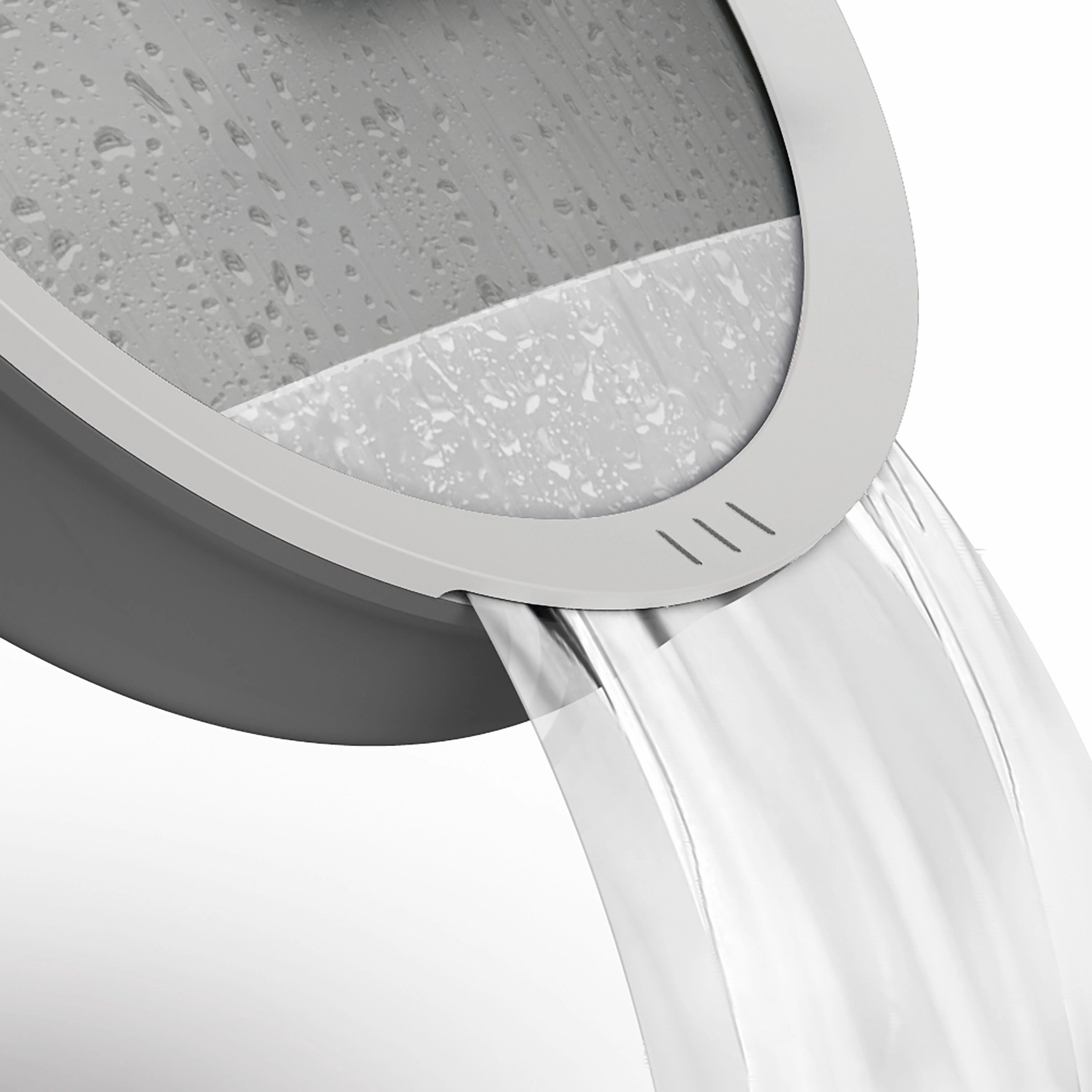 BergHOFF Balance Nonstick Ceramic Saut Pan (Long Handle) 10.25", 3.1qt. With Glass Lid, Recycled Aluminum, Moonmist