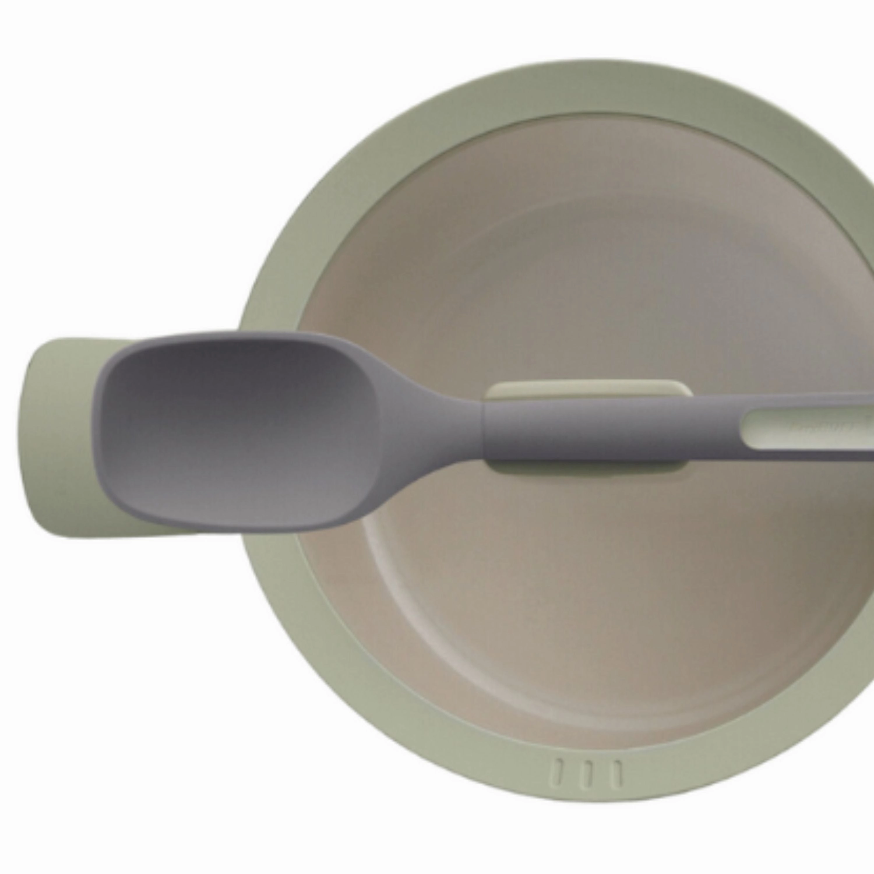 BergHOFF Balance Nonstick Ceramic Saut Pan (Long Handle) 10.25", 3.1qt. With Glass Lid, Recycled Aluminum, Sage