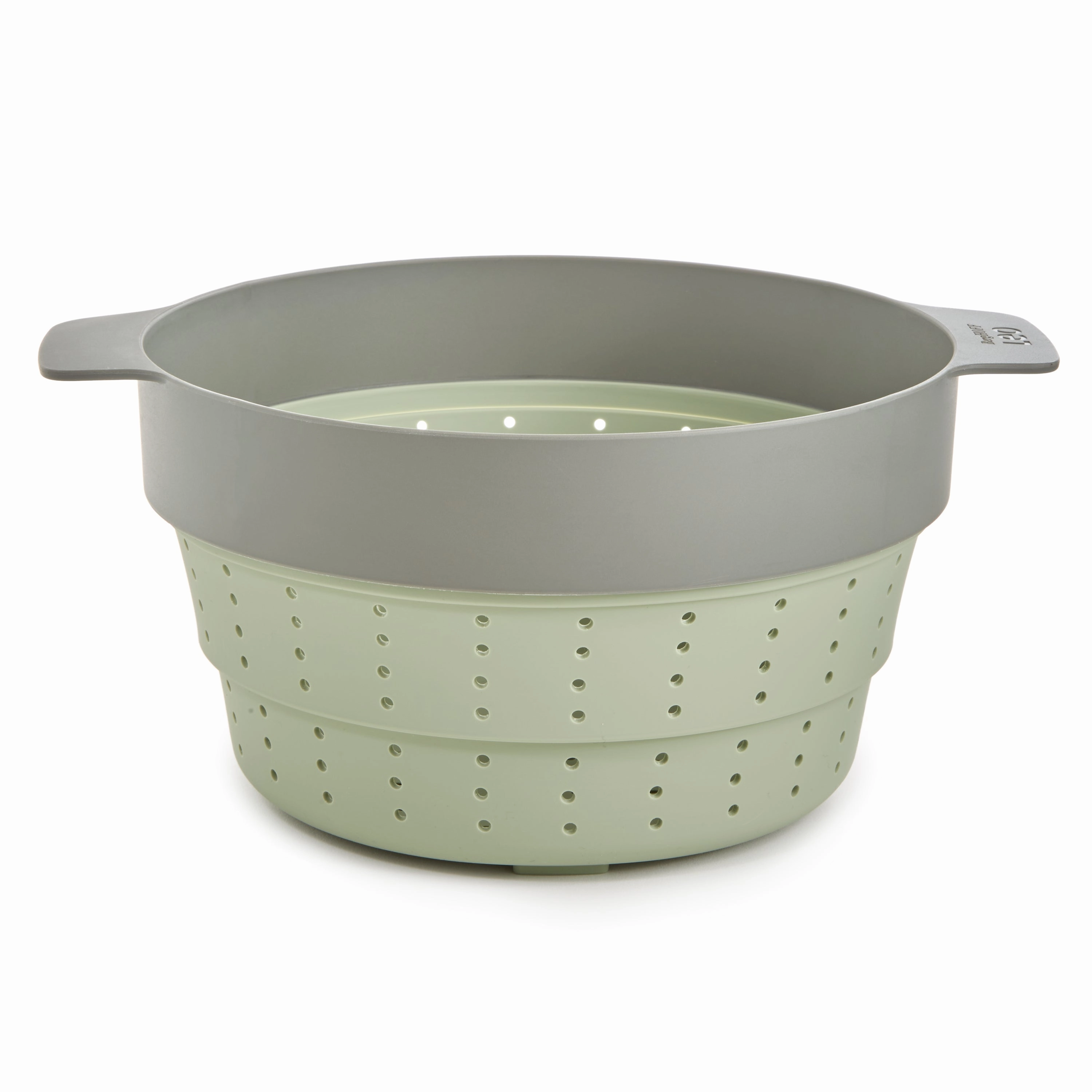BergHOFF Balance Nonstick Silicone Collapsible Steamer Basket & Strainer 10", Recycled Material, Sage cookware set,cooking pots,kitchen cookware