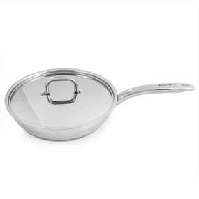 BergHOFF Belly Shape 18/10 Stainless Steel 10.5" Skillet with SS Lid, 2.5qt. cookware set,cooking pots,kitchen cookware