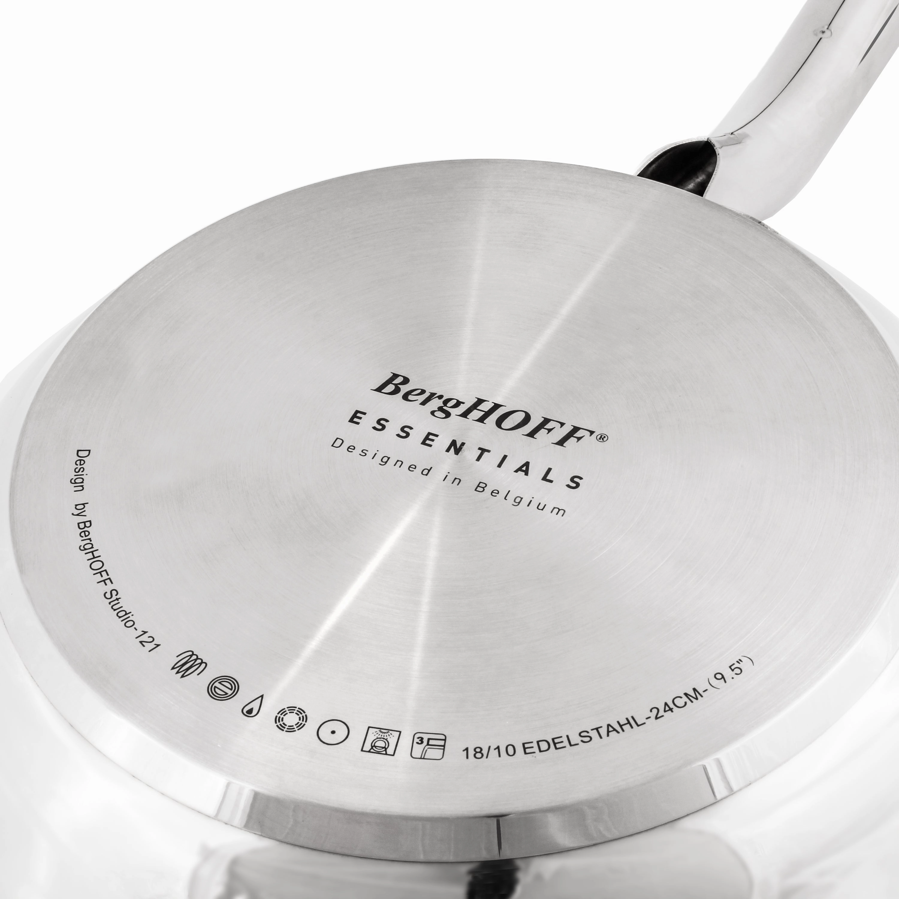 BergHOFF Belly Shape 18/10 Stainless Steel 9.5" Fry Pan