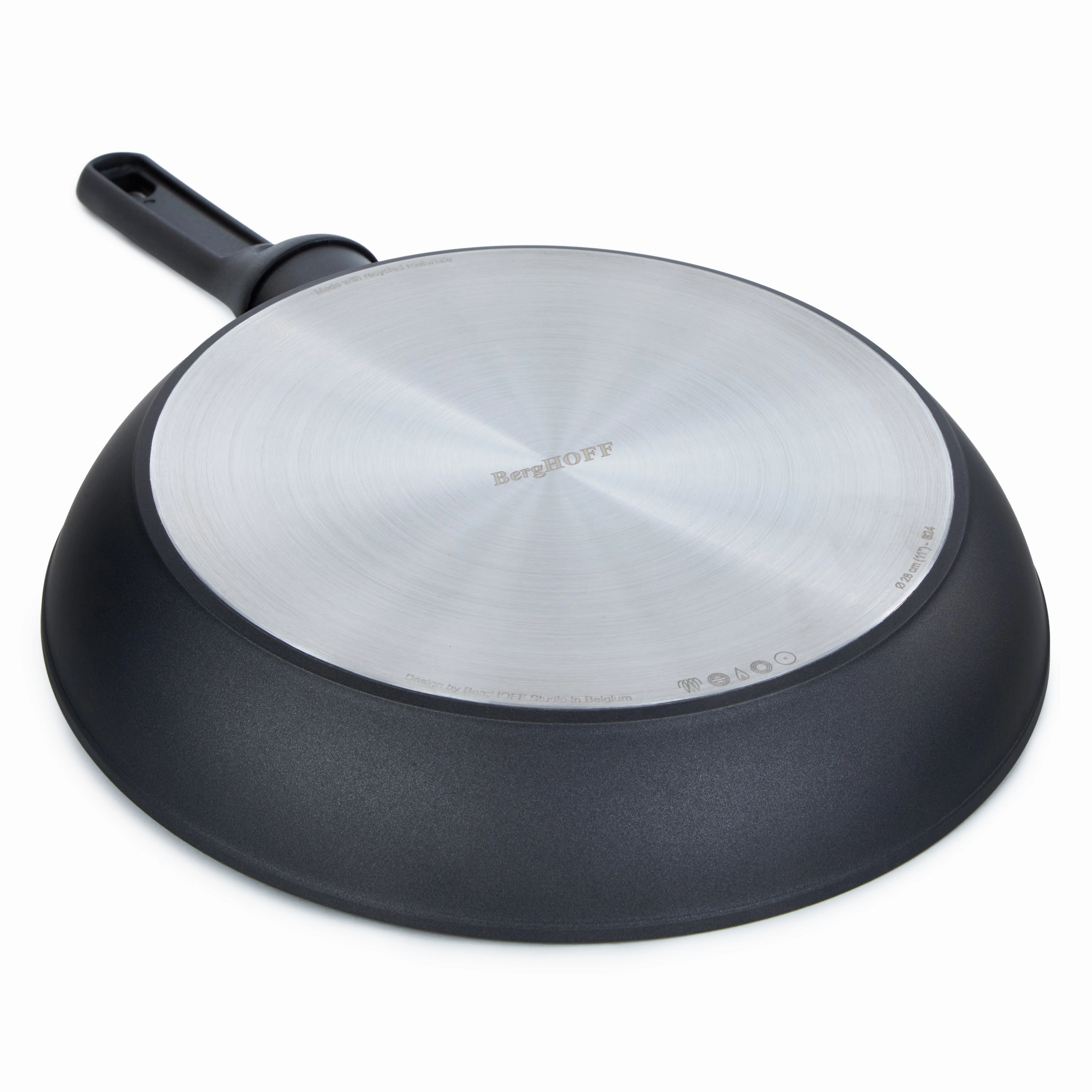 BergHOFF DiNA Helix Nonstick Ceramic Frying Pan 11", Recycled Aluminum